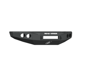 Chevrolet 4500HD Bumper - Front - Road Armor - Stealth Non-Winch with Round Light Ports - Tex Blk - `19-`20